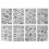 (Fruit Pattern) 8Pcs Heat Shrink Sheet Set Fruit Vegetable Pattern Shrinky Art Paper 1