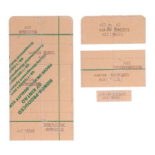 4Pcs Acrylic Templates DIY Leather Card Holder Models