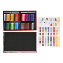 48-Color Soft Oil Pastels Professional Art Drawing Crayons Set