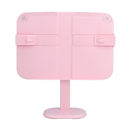 Adjustable Plastic Pink Book Stand for Kids