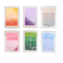 Ink Pad Sponge Water Based Gradient Color Non Toxic Washable DIY