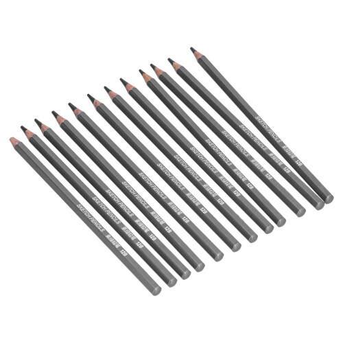 24Pcs Professional Sketch Pencils Set for Artists 2