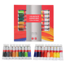18Pcs Oil Paint Set for Canvas Paper Boards