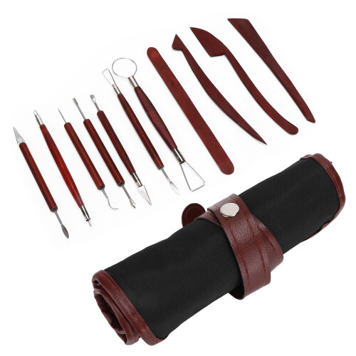 12pcs Soft Clay Carving Tools Stainless Pottery Accessories DIY Craft 1