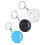 3Pcs Soft Retractable Tape Measures Plastic Shells Sewing Tailoring 4