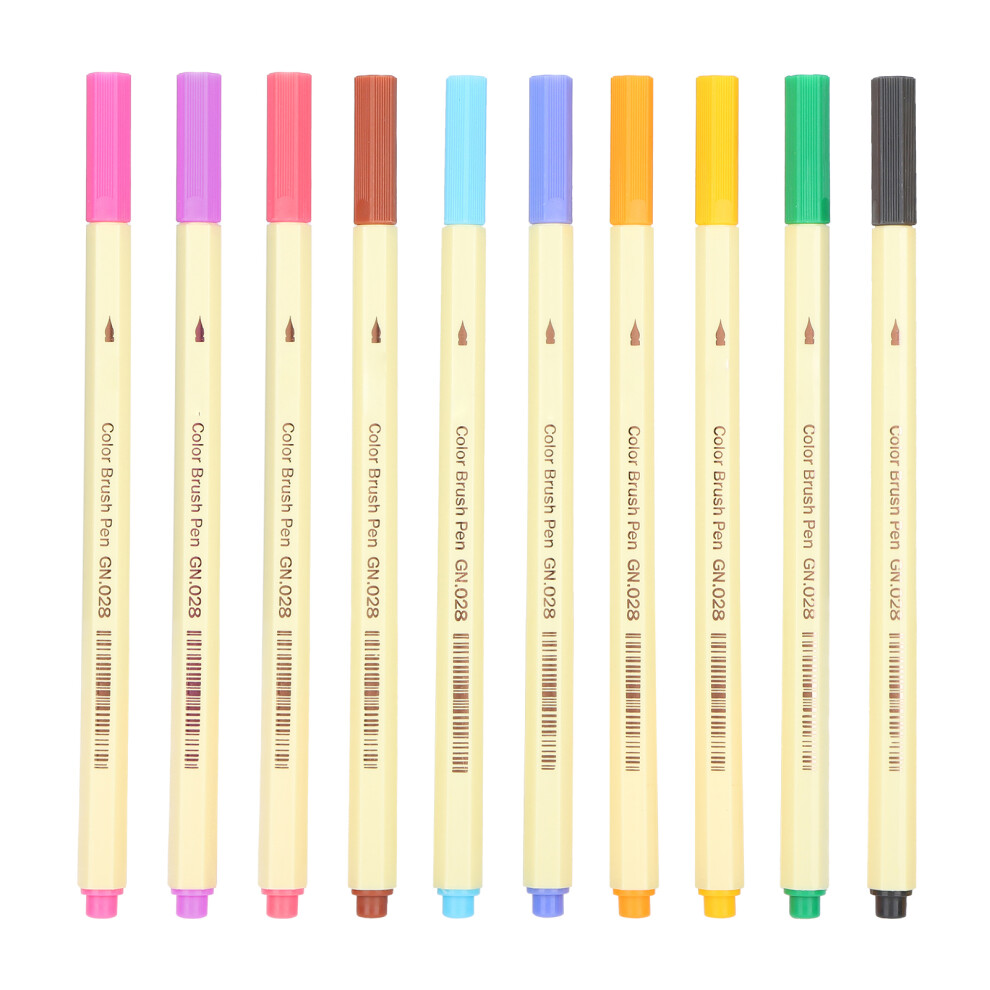 10Pcs Hook Line Pen 10-Color Watercolor Marker Drawing Supplies-image-OPC-PMFV559-NEW