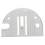 (317398) Needle Plate Replacement for Overlock Machine 317398 1
