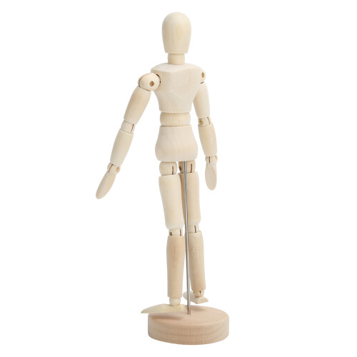 Wooden Mannequin 21.7cm High Adjustable Drawing Model 2