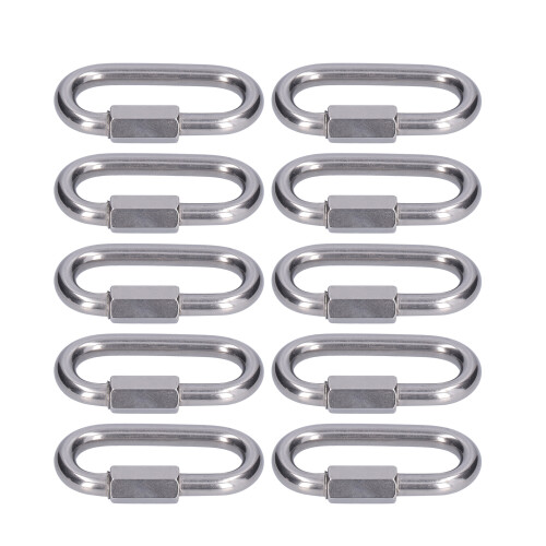10 Stück Quick Link Connector Starke, langlebige,