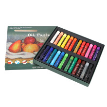 24Pcs Oil Pastel Washable HeavyColor Crayon Artist Student Tool