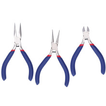 3pcs Pliers Set DIY Jewelry Making Diagonal Needle Nose Pliers