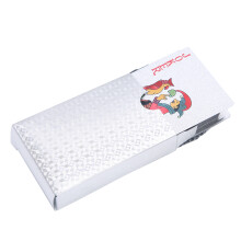 (Silver Box) Poker Cards Waterproof PVC Collection Gift Gaming Silver Box