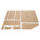 Acrylic Template Kit Clear Handbag DIY Tool AAB-450 2