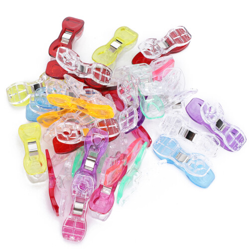30Pcs Quilting Clips Plastic Color Large Sewing Accessories 1