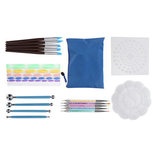 25Pcs Dotting Painting Tool Mandala DIY Set Creativity Drawing Stencil 2