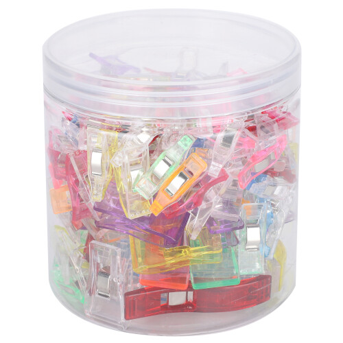 100Pcs Quilting Clips DIY PatchWork Colorful Plastic Sewing Tools 2