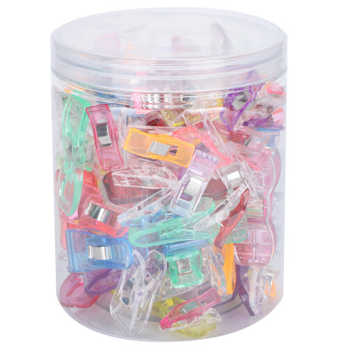 120Pcs Quilting Clips Plastic Colorful Hemming Patchwork 2