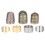 7Pcs Adjustable Brass Copper Thimble Set DIY Handcraft Accessory 5
