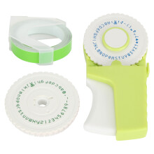 Manual Embosser Typewriter Handheld DIY Label Maker Green