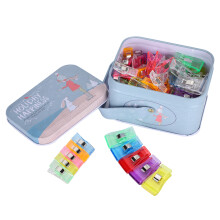 100Pcs Mini Colorful Fabric Clips Quilting Binding Sewing Clamps Tool