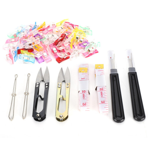 Multipurpose Sewing Set Clips Seam Remover Thread Tape Measure 1