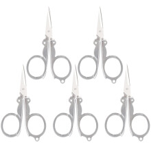 5PCs Foldable Mini Scissors Portable Paper Cutting Tool