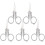 5PCs Foldable Mini Scissors Portable Paper Cutting Tool 1