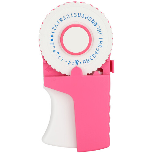 Manual Typewriter Embosser DIY Office Supplies Pink E-303 1