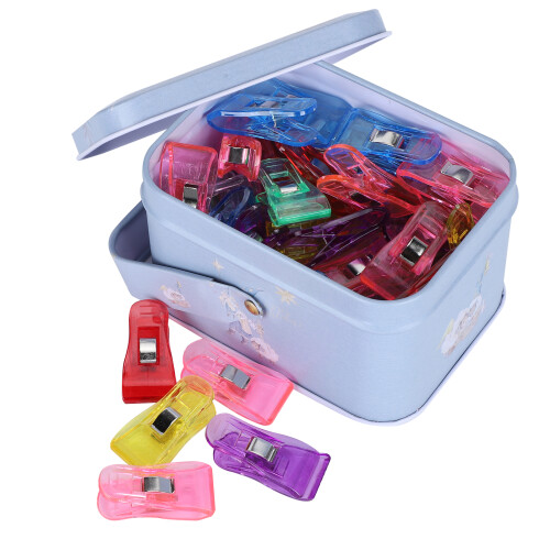 50Pcs Quilting Clips Plastic Colorful Patchwork Sewing Accessories