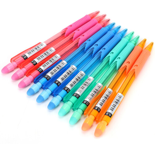 10Pcs Mechanical Pencil Automatic Click Colorful Drawing Tool 1