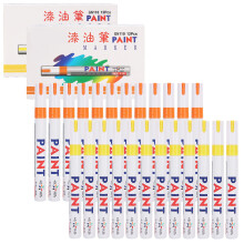 24Pcs OilBased Waterproof Paint Markers Set for Tire Repair