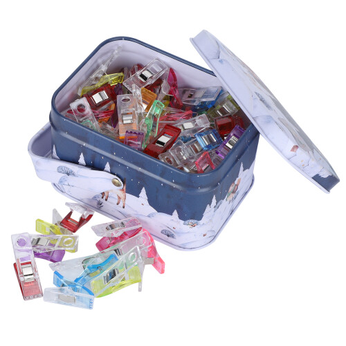 100Pcs Hemming Clips Colorful Plastic Sewing Accessories