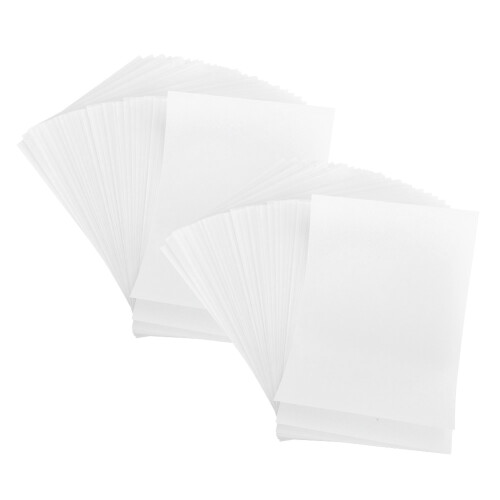 (White) 100pcs Translucent Tracing Paper Copying Writing Drawing White