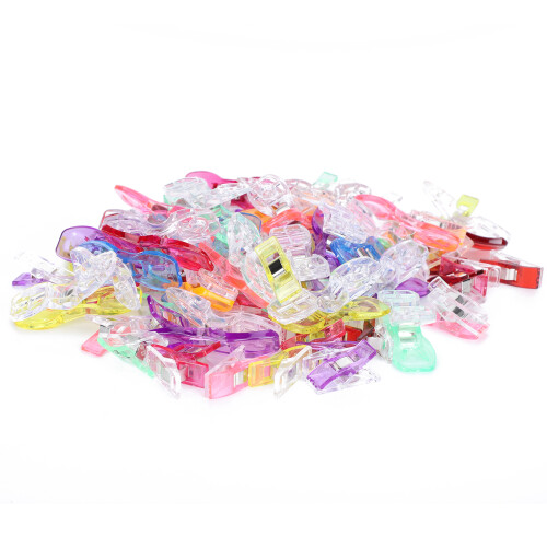 100Pcs Quilting Clips Plastic Hemming Sewing Accessories 1