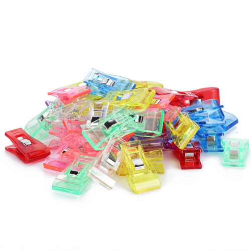 100Pcs Hemming Clips Plastic Sewing Craft Accessories 2