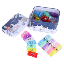 40Pcs Mini Fabric Clip Plastic Sewing Colorful Craft Clamps