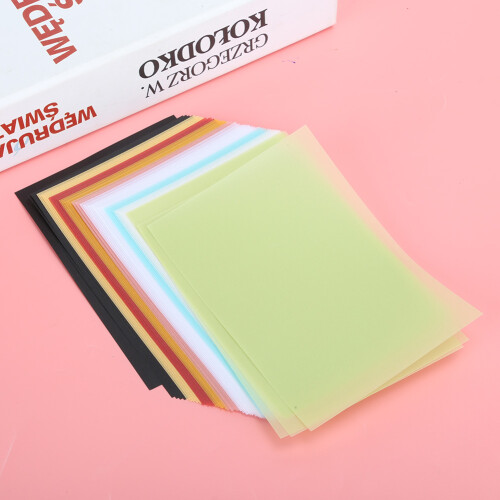 (Colour) 100pcs Translucent Tracing Paper Copying Writing Drawing White 2