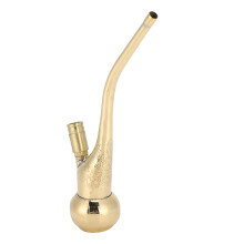 (Single-Use Copper Alloy Pot C) Copper Alloy Smoking Pipe Water Filter Mini Portable