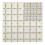 Square Quilting Ruler 16x16cm Plastic Sewing Tool 1