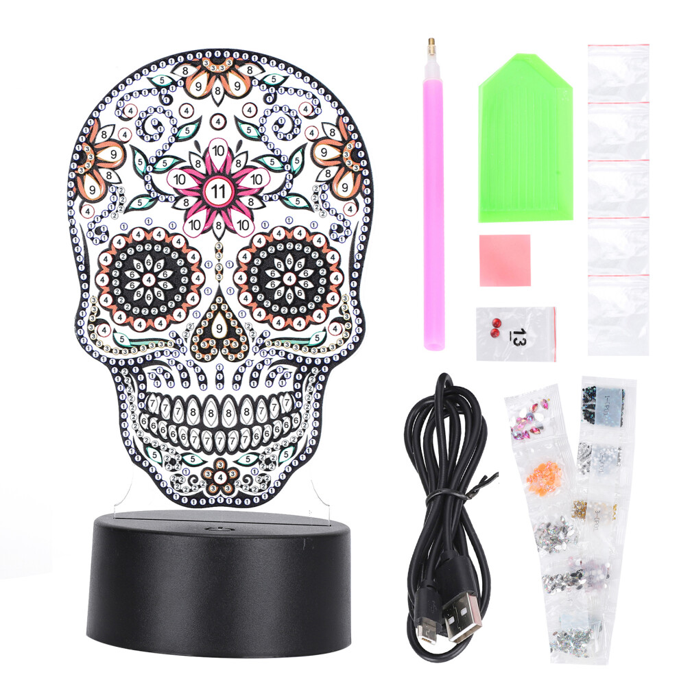 Acrylic LED Diamond Painting Lamp 7 Colors USB Night Light Home Decor-image-OPC-PMFV6SF-NEW