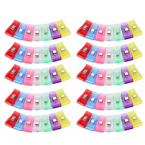 70pcs Portable Sewing Clip 1.8 x 3.3cm Craft Tool