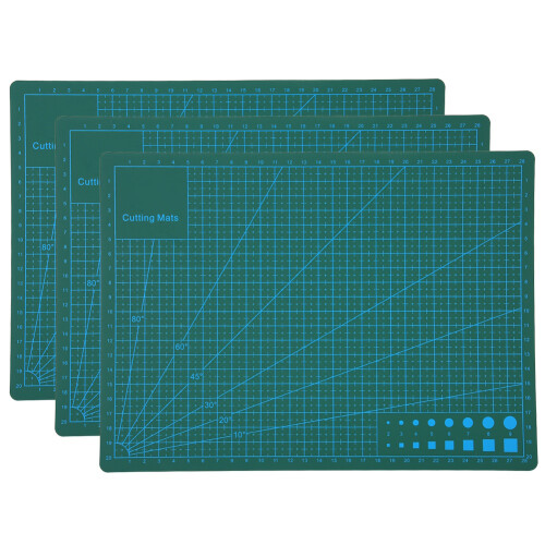 3Pcs Cutting Mats A4 Rubber Stamp Engraving Pad Replacement