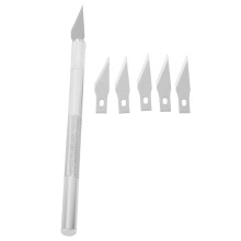 Art Knife Stainless Steel Blade Safety Cap Wood Carving Paper Cutting