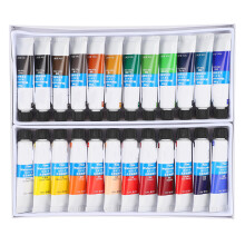 (24 Colors) Watercolor Pigment Set 24 Colors Professional Art Supplies