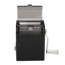 (Black) Hand Shake Smoke Grinder Plastic Large Capacity
