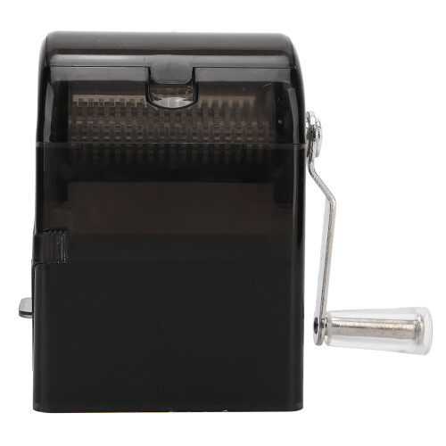 (Black) Hand Shake Smoke Grinder Plastic Large Capacity 2