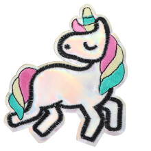 (Coloured Horse) 6 Pcs Cloth Patches DIY Ironing Sewing Universal Decoration