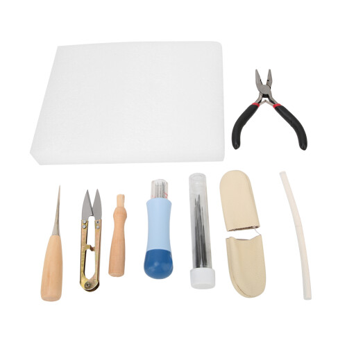 DIY Wool Felting Tool Set Needle Pen Scissors Awl Pilers 1