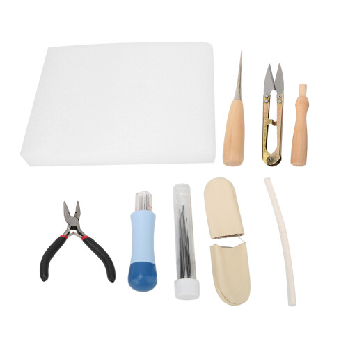 DIY Wool Felting Tool Set Needle Pen Scissors Awl Pilers 2