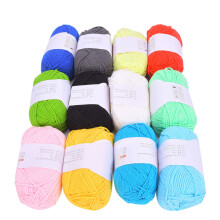 12 Colors Milk Cotton Yarn Soft Crochet Baby Knitting Wool